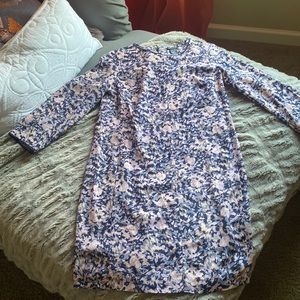 Club Monaco 100 % silk dress- Like new.